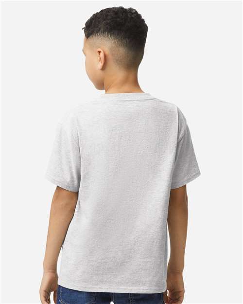 Gildan 3000B Youth Light Cotton T-Shirt - Back view