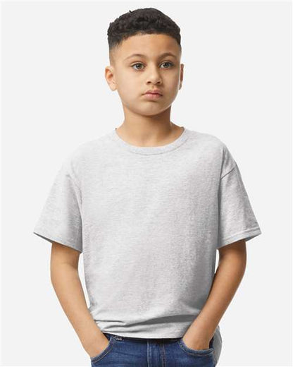 Gildan 3000B Youth Light Cotton T-Shirt - Front view