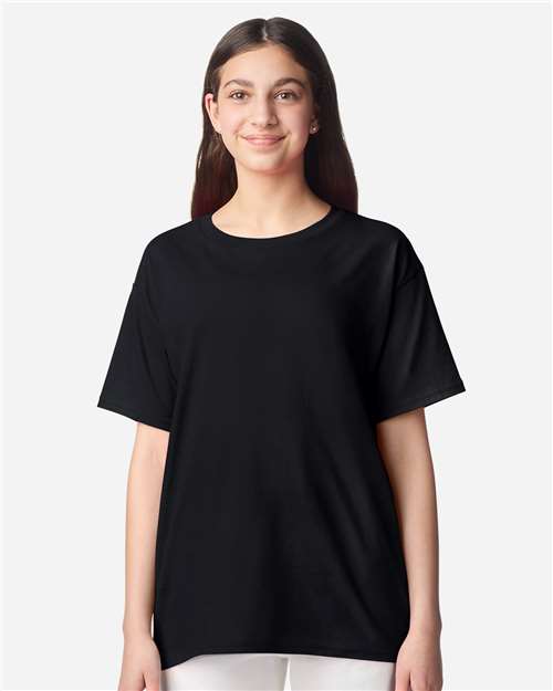 Gildan 3000B Youth Light Cotton T-Shirt - Front view
