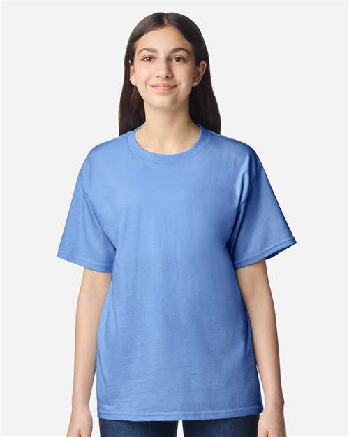Gildan 3000B Youth Light Cotton T-Shirt - Front view