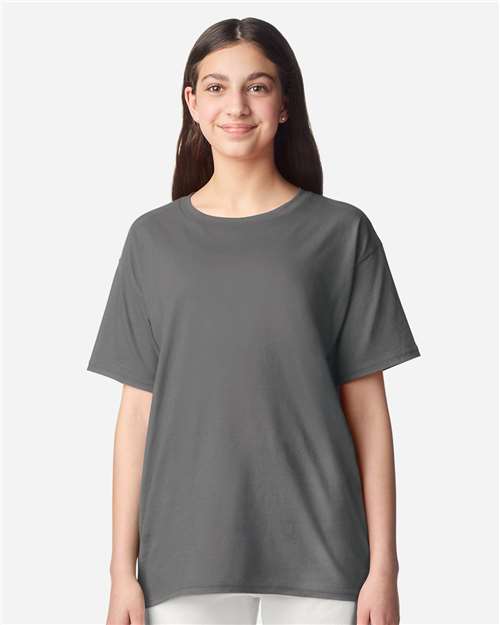 Gildan 3000B Youth Light Cotton T-Shirt - Front view