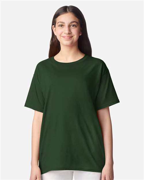 Gildan 3000B Youth Light Cotton T-Shirt - Front view