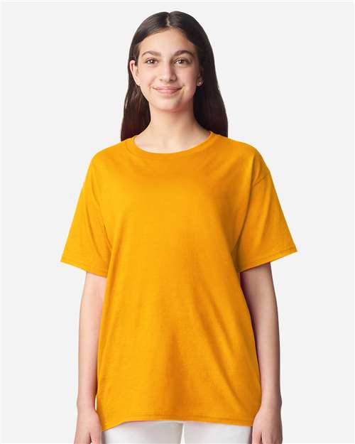 Gildan 3000B Youth Light Cotton T-Shirt - Front view