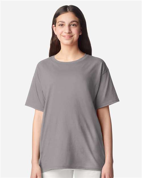 Gildan 3000B Youth Light Cotton T-Shirt - Front view