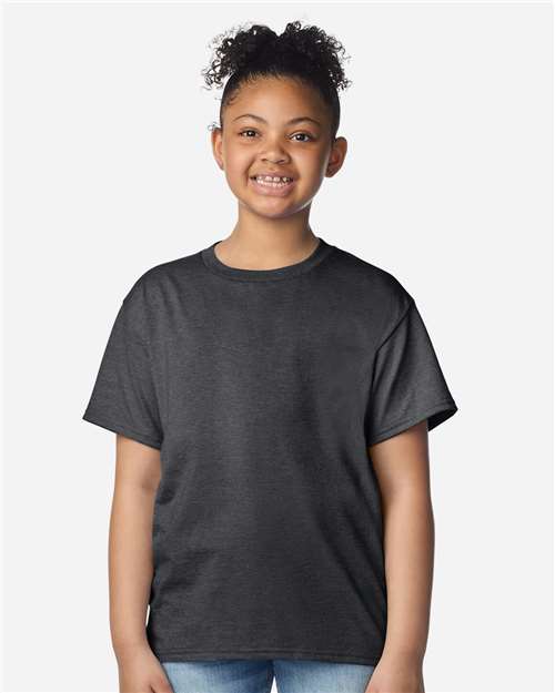 Gildan 3000B Youth Light Cotton T-Shirt - Front view