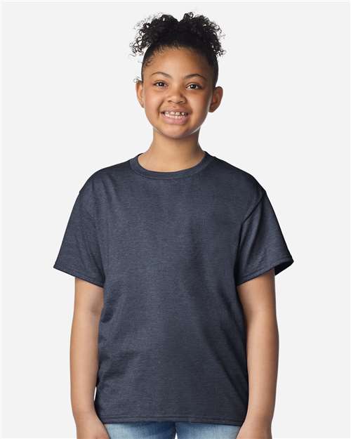 Gildan 3000B Youth Light Cotton T-Shirt - Front view