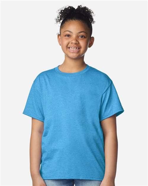 Gildan 3000B Youth Light Cotton T-Shirt - Front view
