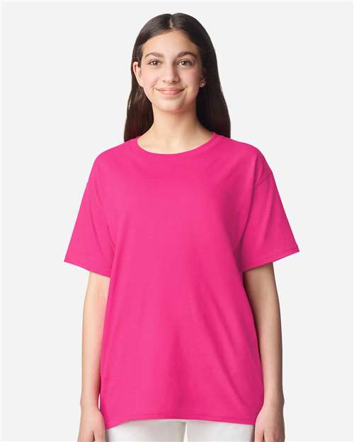 Gildan 3000B Youth Light Cotton T-Shirt - Front view