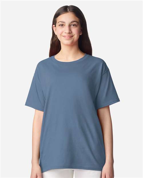 Gildan 3000B Youth Light Cotton T-Shirt - Front view