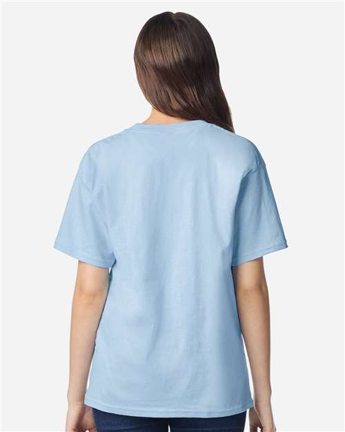 Gildan 3000B Youth Light Cotton T-Shirt - Back view