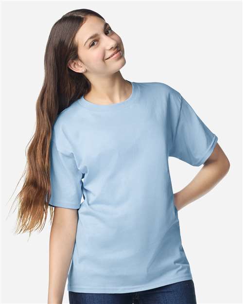 Gildan 3000B Youth Light Cotton T-Shirt - Front view
