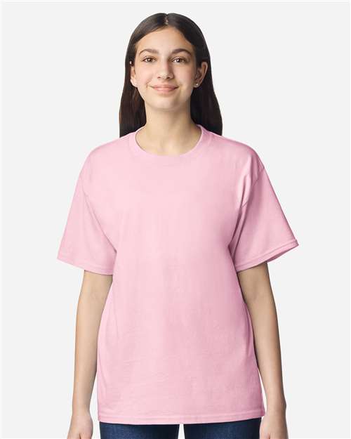 Gildan 3000B Youth Light Cotton T-Shirt - Front view