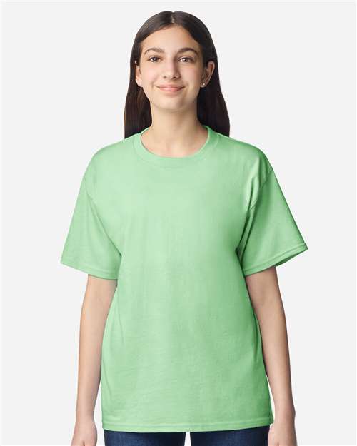 Gildan 3000B Youth Light Cotton T-Shirt - Front view