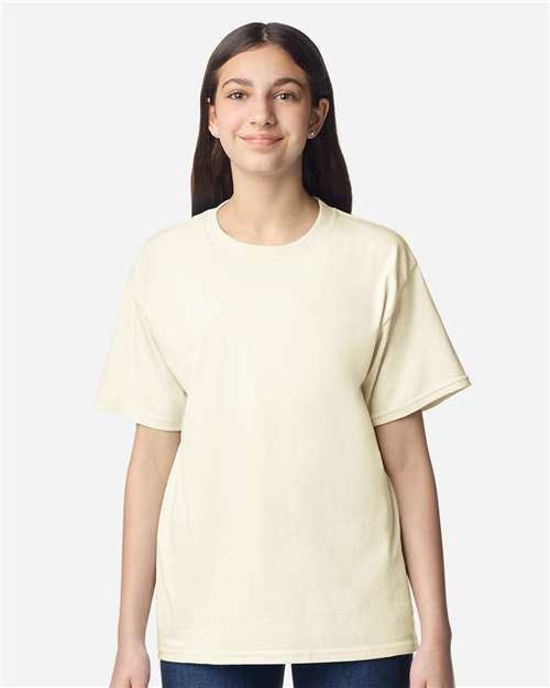 Gildan 3000B Youth Light Cotton T-Shirt - Front view