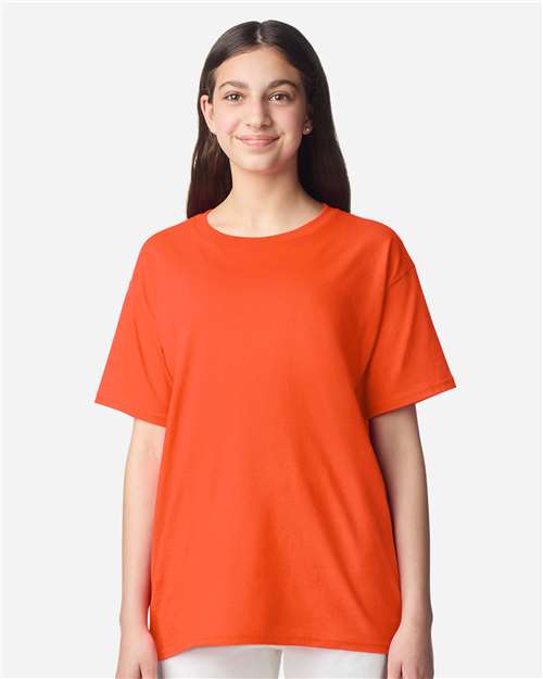 Gildan 3000B Youth Light Cotton T-Shirt - Front view