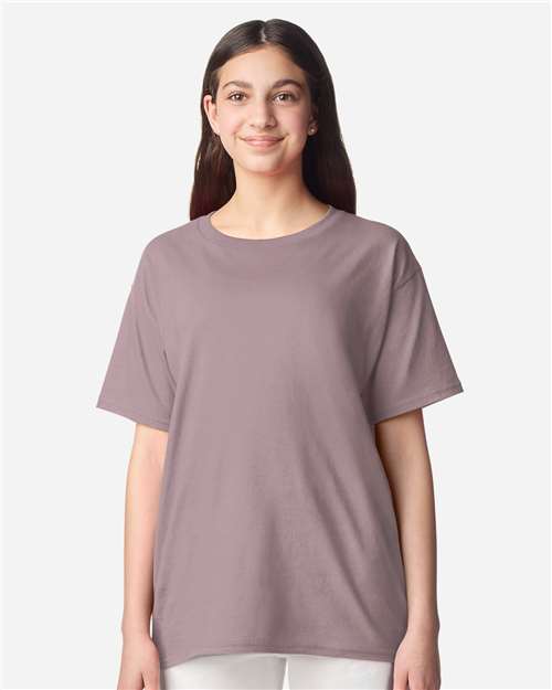 Gildan 3000B Youth Light Cotton T-Shirt - Front view