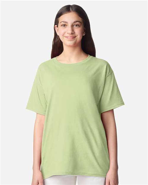 Gildan 3000B Youth Light Cotton T-Shirt - Front view