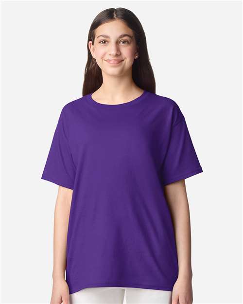 Gildan 3000B Youth Light Cotton T-Shirt - Front view
