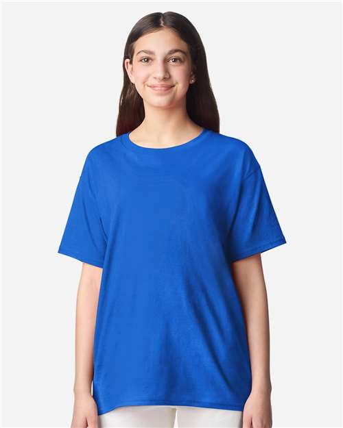 Gildan 3000B Youth Light Cotton T-Shirt - Front view