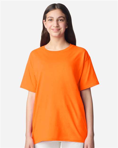 Gildan 3000B Youth Light Cotton T-Shirt - Front view