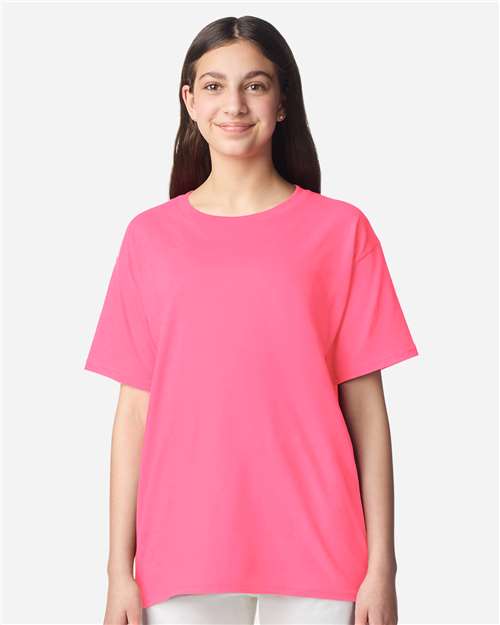 Gildan 3000B Youth Light Cotton T-Shirt - Front view