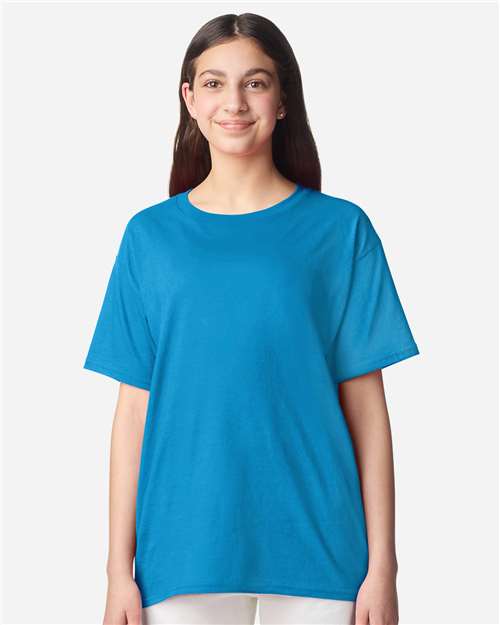Gildan 3000B Youth Light Cotton T-Shirt - Front view