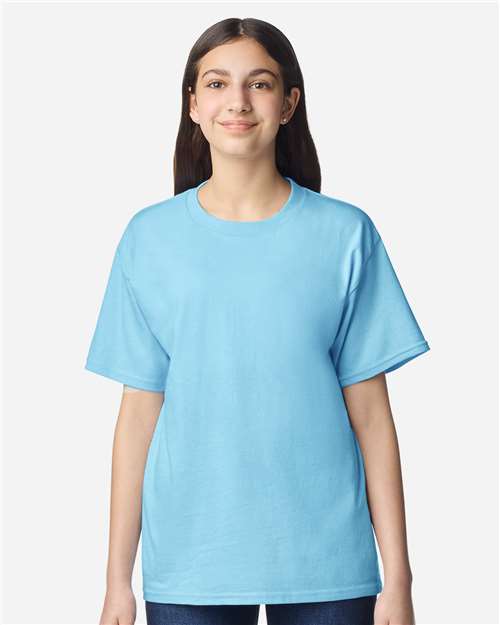 Gildan 3000B Youth Light Cotton T-Shirt - Front view