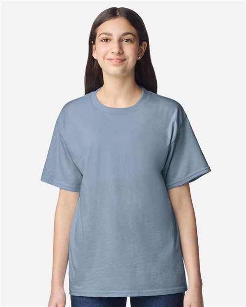 Gildan 3000B Youth Light Cotton T-Shirt - Front view