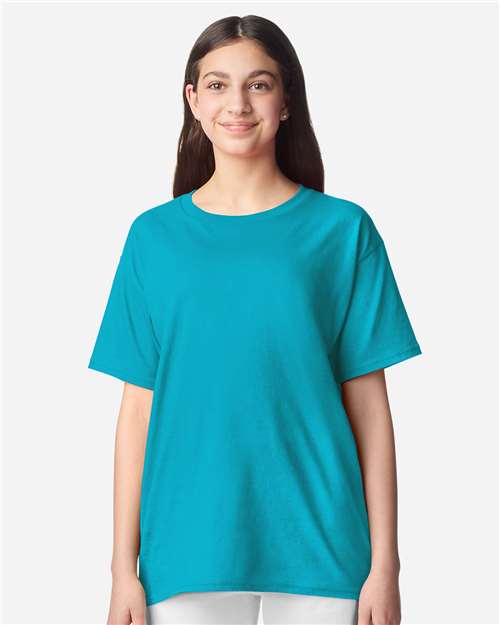 Gildan 3000B Youth Light Cotton T-Shirt - Front view