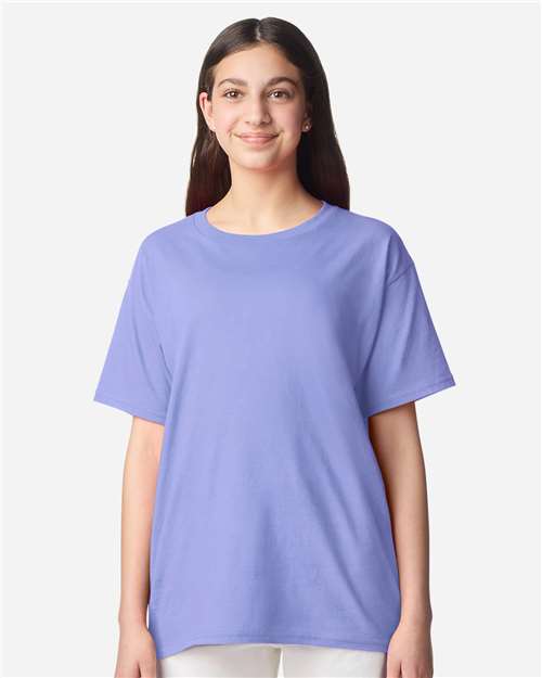 Gildan 3000B Youth Light Cotton T-Shirt - Front view