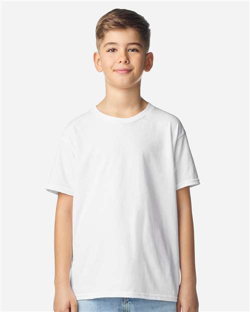 Gildan 3000B Youth Light Cotton T-Shirt - Front view