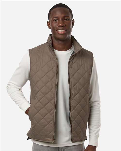 Weatherproof 207359 Men's Vintage Diamond Quilted Vest - Front view
