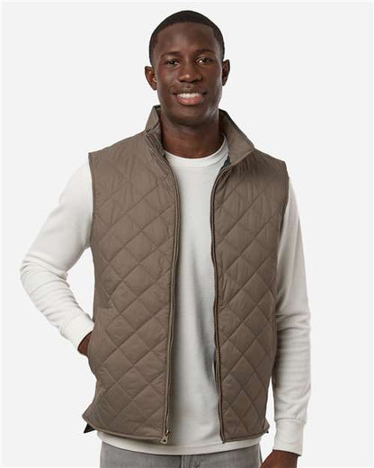 Weatherproof 207359 Men's Vintage Diamond Quilted Vest - Front view