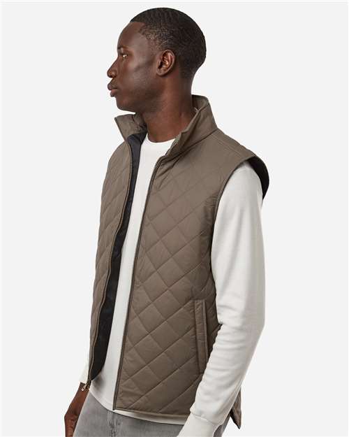 Weatherproof 207359 Men's Vintage Diamond Quilted Vest - Side view