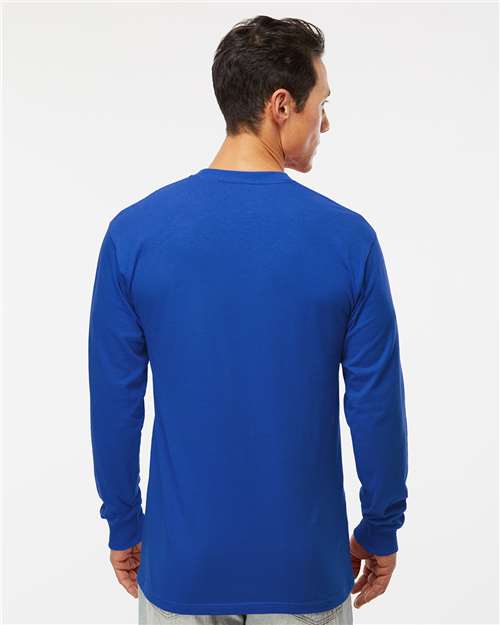 M&O 4820 Men's B-Tech Cotton-Feel T-Shirt - Back view