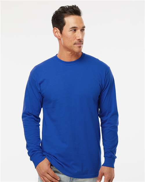 M&O 4820 Men's B-Tech Cotton-Feel T-Shirt - Front view