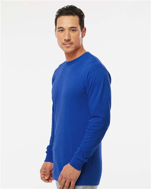 M&O 4820 Men's B-Tech Cotton-Feel T-Shirt - Side view