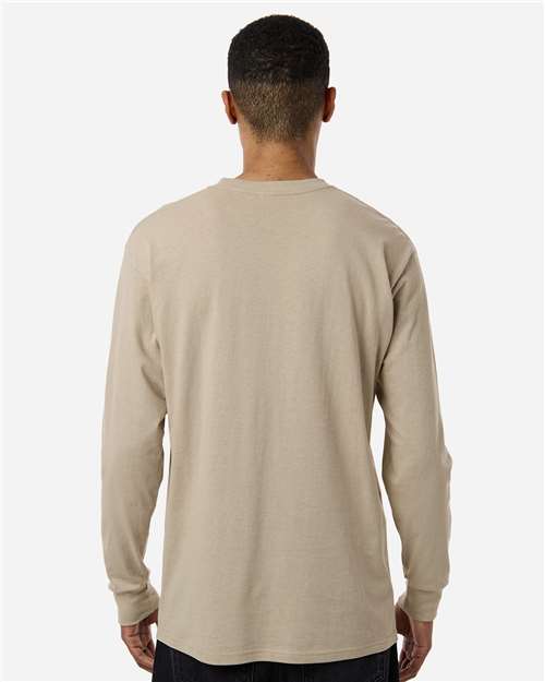M&O 4820 Men's B-Tech Cotton-Feel T-Shirt - Back view