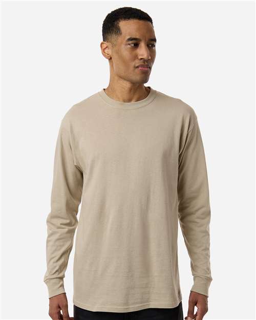 M&O 4820 Men's B-Tech Cotton-Feel T-Shirt - Front view