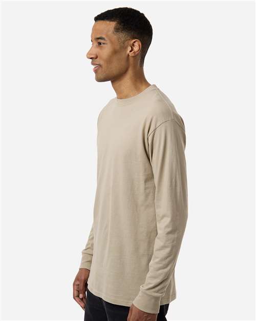 M&O 4820 Men's B-Tech Cotton-Feel T-Shirt - Side view