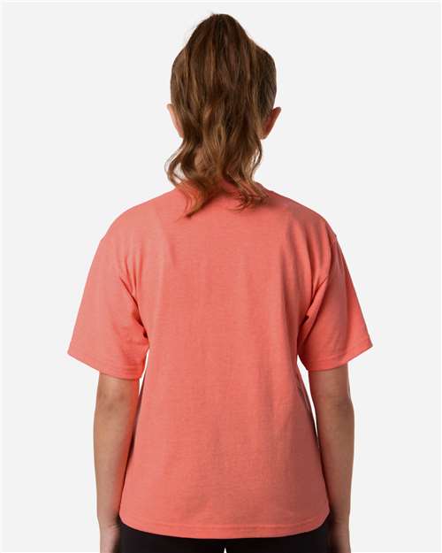 M&O 4850 Youth Gold Soft Touch T-Shirt - Back view