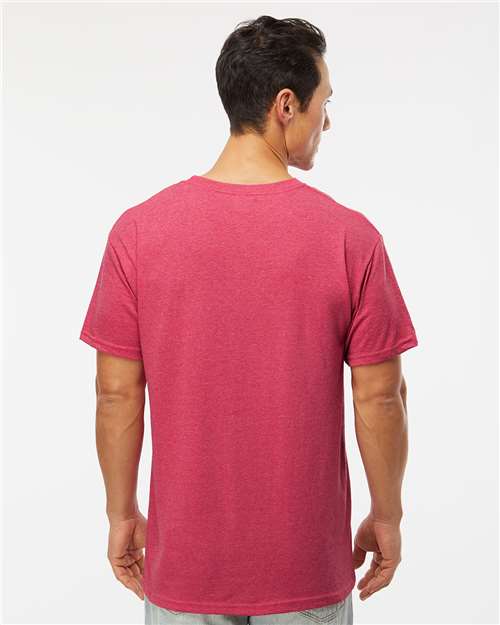 M&O 4800 Men's Gold Soft Touch T-Shirt - Back view