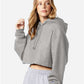 Champion RW01W Women's Reverse Weave? Hooded Cropped Sweatshirt - Side view