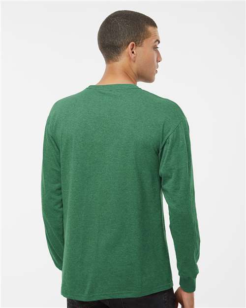 M&O 4820 Men's B-Tech Cotton-Feel T-Shirt - Back view