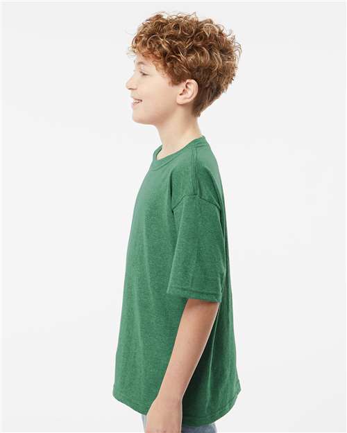 M&O 4850 Youth Gold Soft Touch T-Shirt - Side view