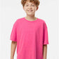 M&O 4850 Youth Gold Soft Touch T-Shirt - Front view
