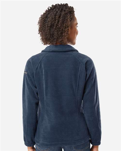 Columbia 212470 Women?s Benton Springs? Fleece Full-Zip Jacket - Back view