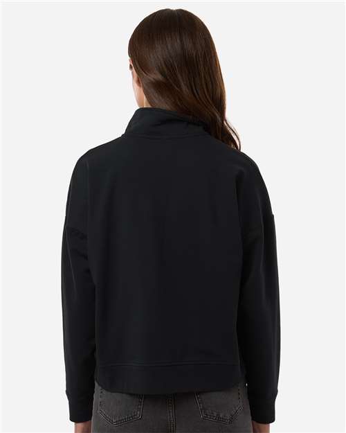 Independent Trading Co. EXP15WPQ Women's Perform Quarter-Zip Pullover - Back view