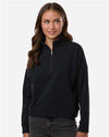 Independent Trading Co. EXP15WPQ Women's Perform Quarter-Zip Pullover - Front view