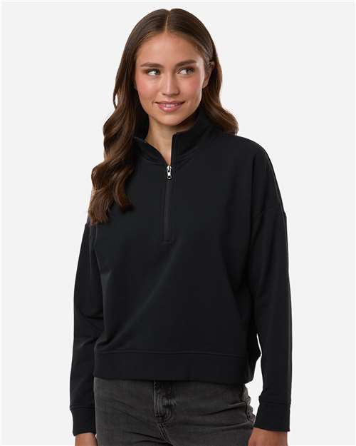 Independent Trading Co. EXP15WPQ Women's Perform Quarter-Zip Pullover - Front view